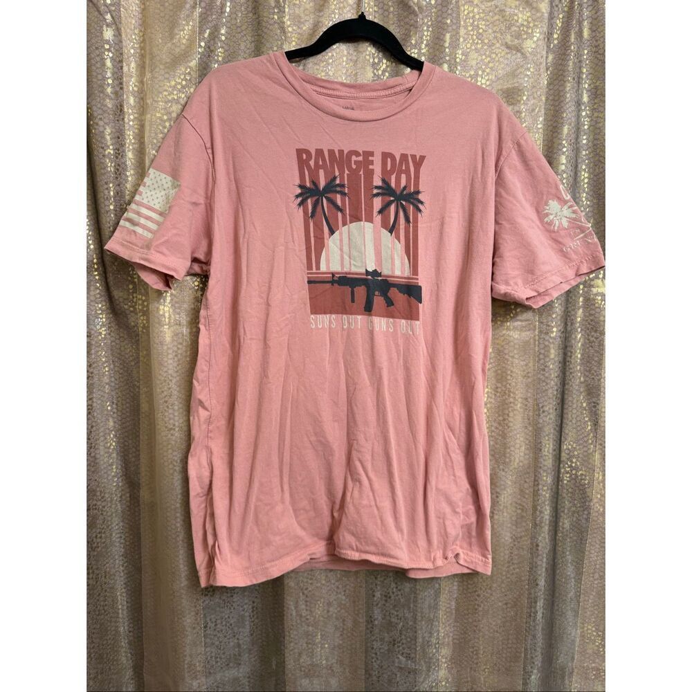 Grunt Style Large Unisex Mauve Pink Range Day Club T Shirt 06/2022